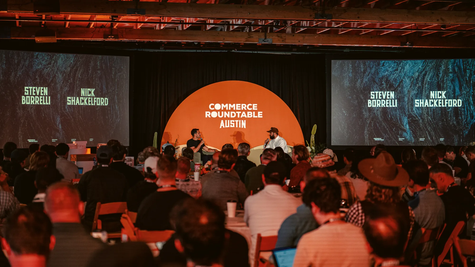 Main stage at Commerce Roundtable, Austin